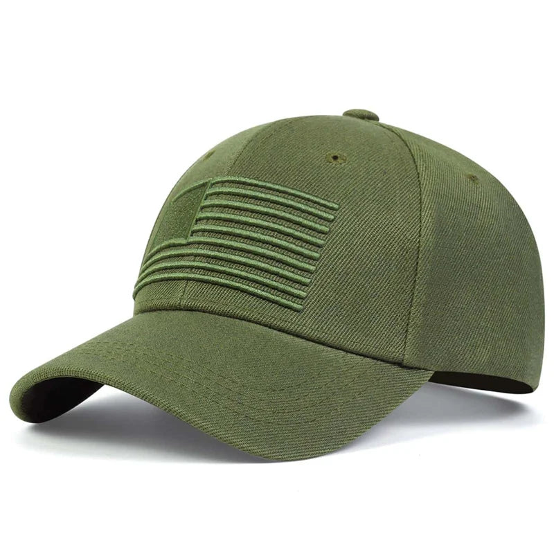 Tactical Army American USA Flag- Cap